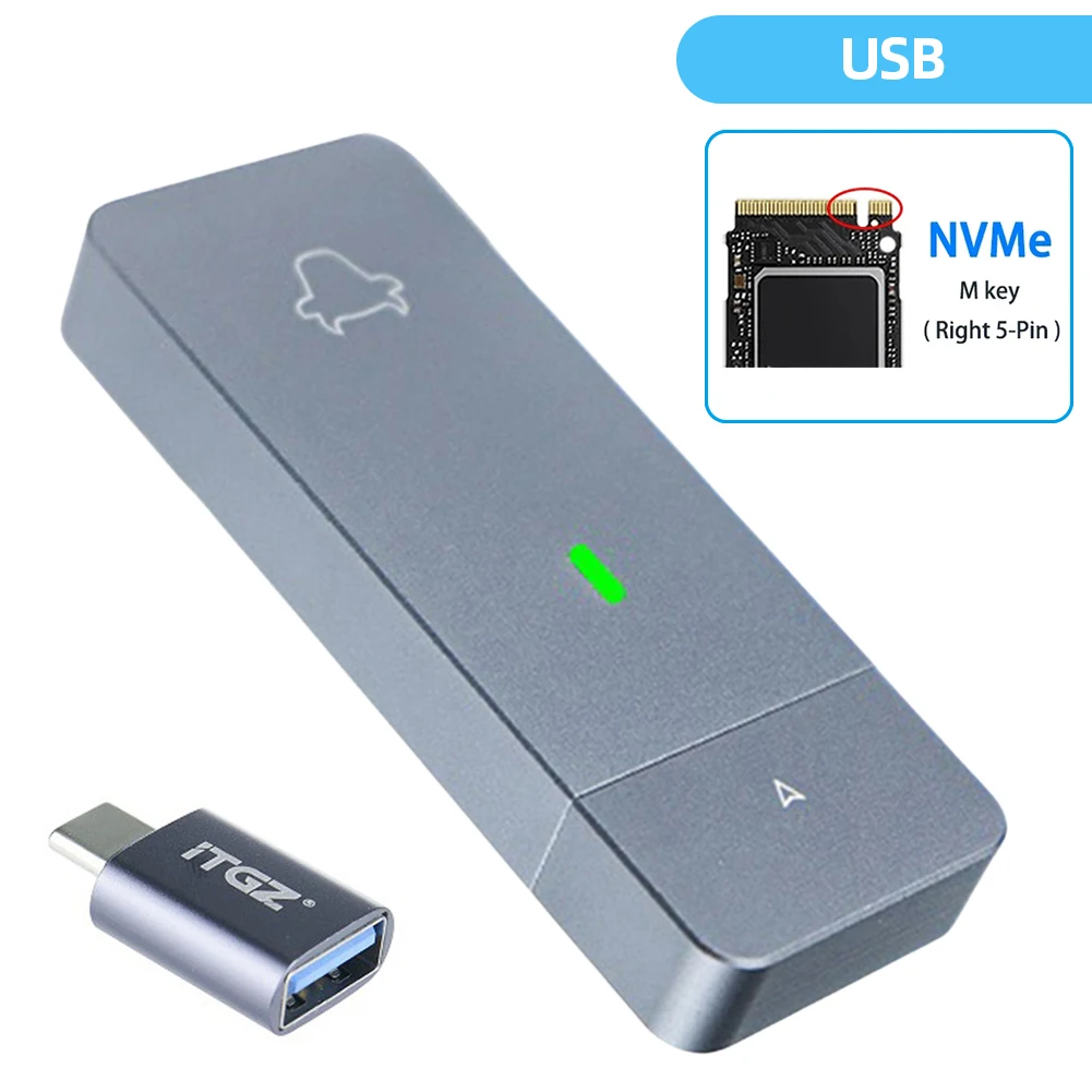 M.2 NVMe 2230 SSD Ŭ USB C , M2 2230 NVMe SN740 SN530 520 PM991a BG4 BC711   ̽ ڽ, 10Gbps USB3.2 Gen2