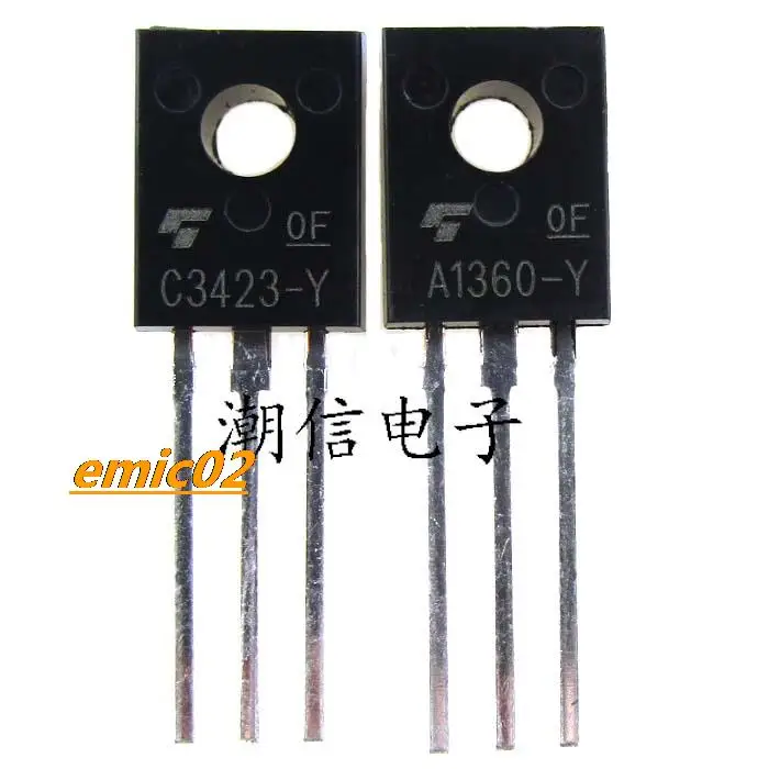 

10pieces A1360-Y 2SA1360-Y C3423-Y 2SC3423-Y