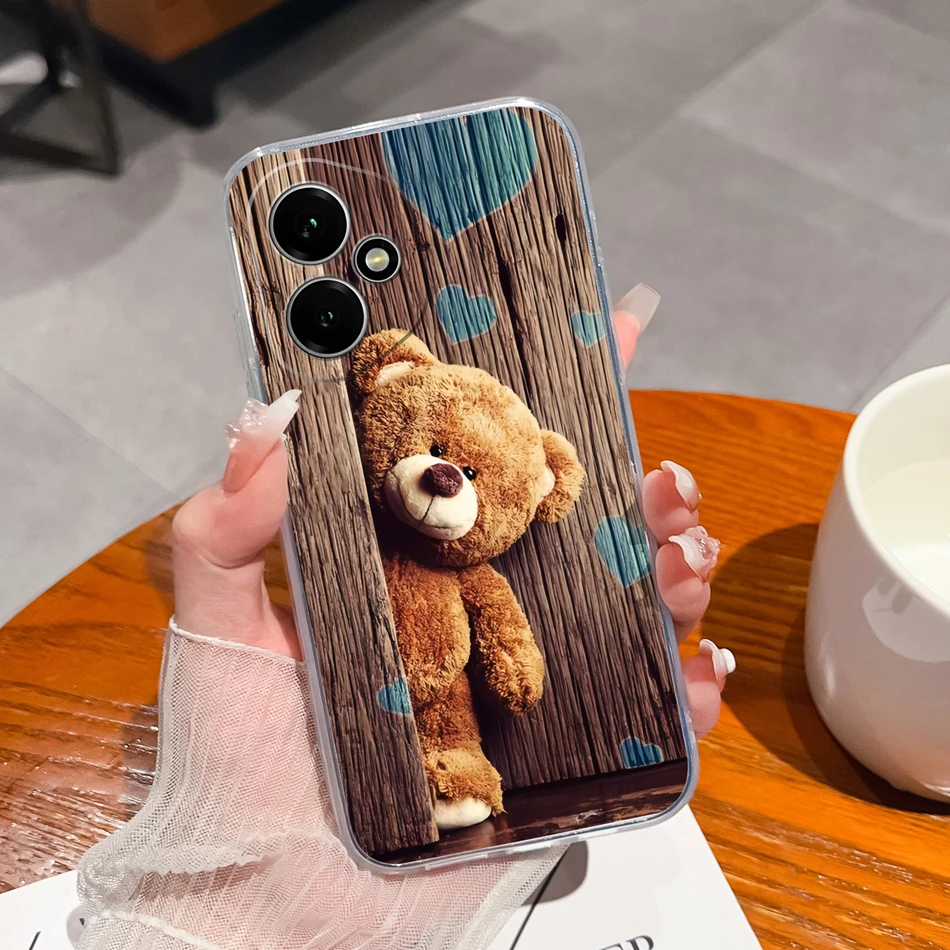 Gradient Color Transparent Back Cover - Soft, Slim Silicone Anti-Drop Phone Case