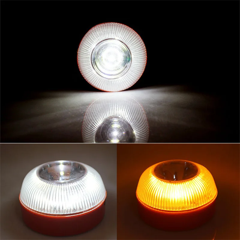 Led Rainproof Car Emergency Light Flashlight Magnetic Induction Strobe Road Accident Lamp Beacon Safety Accessory