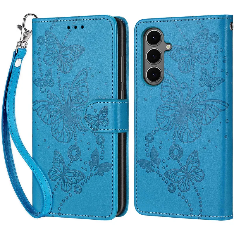 Luxury Leather Flip Wallet Case - Shockproof Design with Pattern Etui