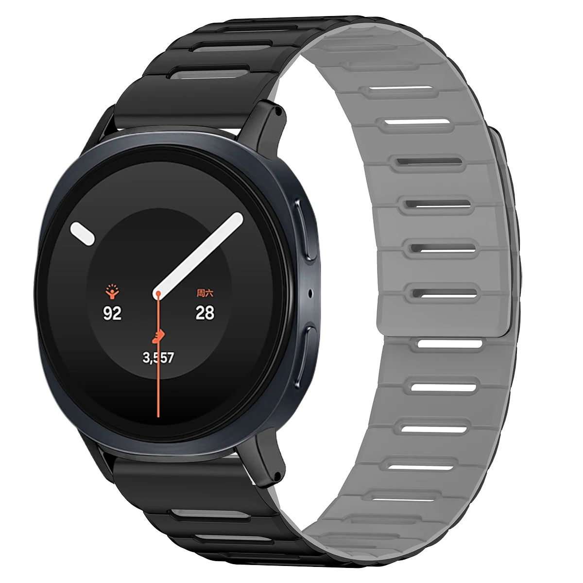 Enhanced Magnetic Silicone Loop Strap Replacement Bracelet Accessories