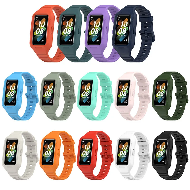 Wristband Correa Bracelet For Honor Band 7 6 Belt Silicone Strap For