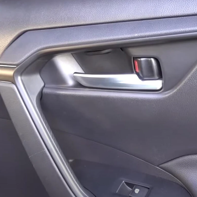 Couvercles Poignées Porte Toyota RAV4 2019-2020 - Chrome ABS, Protection Anti-rayures, Set De 4 Pièces - 8