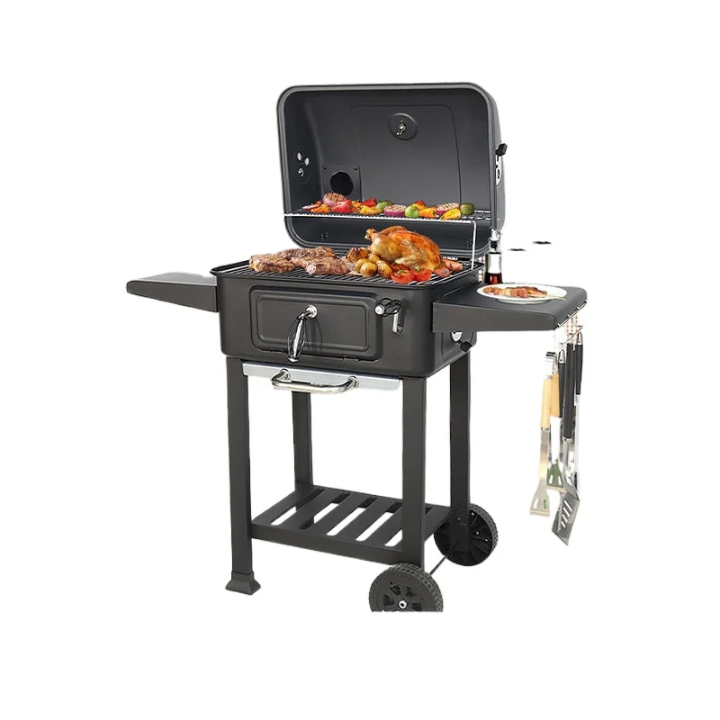 Villa Patio BBQ Charcoal Grill, Outdoor Grill Large 5-10 Person Grill Charcoal Grill Household 2