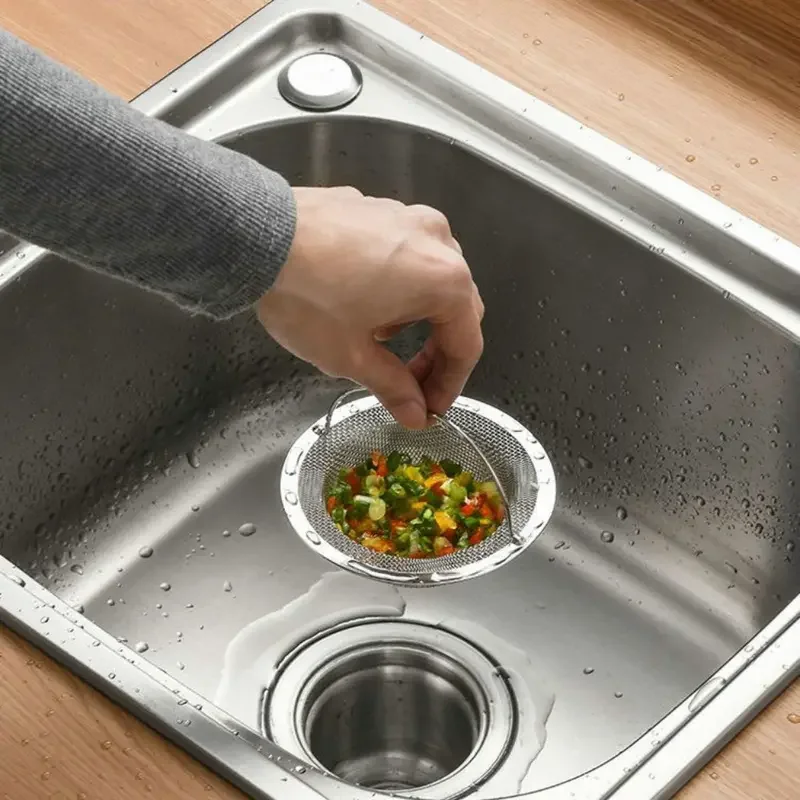 Kitchen Sink Filter 1Pc Stainless Steel Garbage Food Residue/Hair Catcher Keep Your Bathtub