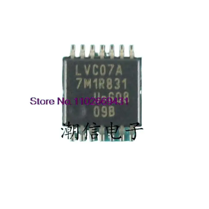 

20PCS/LOT LVC07A SN74LVC07APWR TSSOP-14 Original, in stock. Power IC