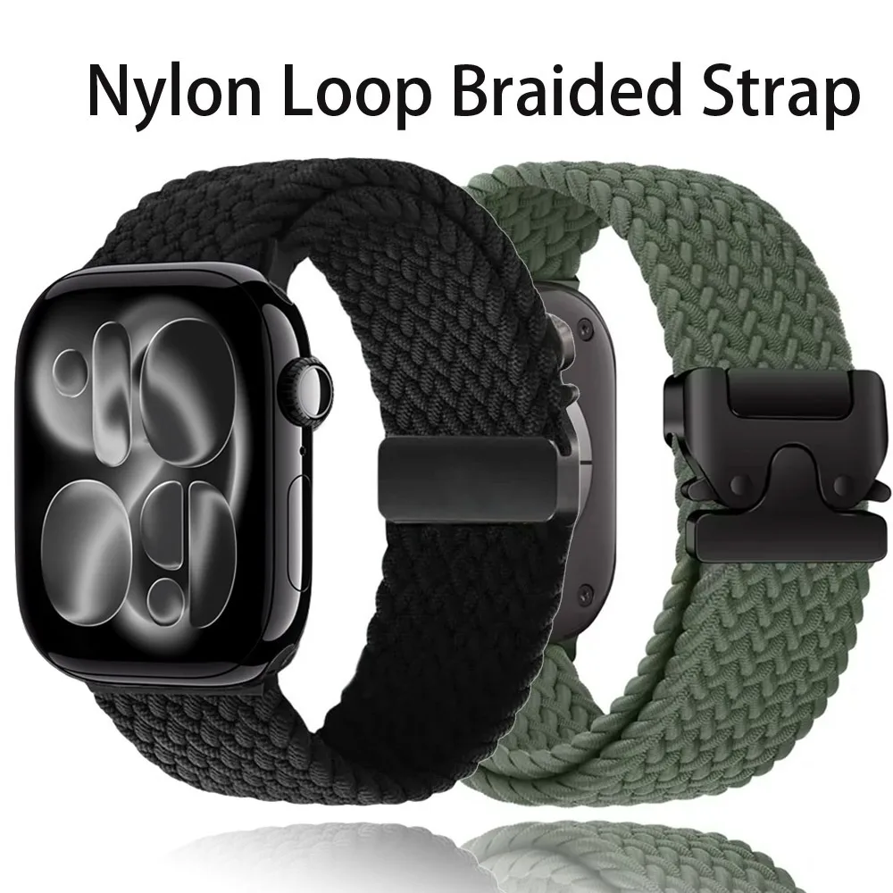 Nylon Braided Parachute Buckle Strap