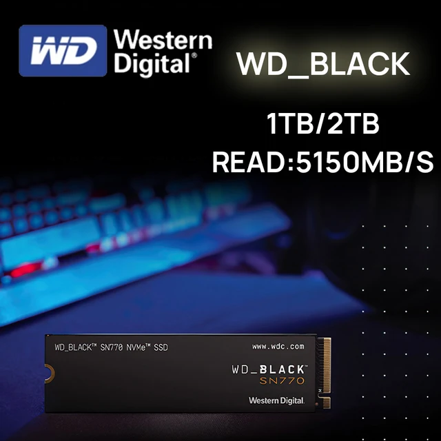 WD Black SN770 NVMe SSD Launched In India With Upto 5,150 MB/s