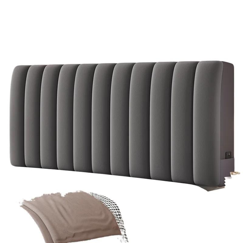 Nordic Wood Headboard Modern Double Princess King Headboards