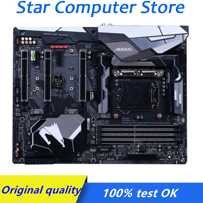 Z370 для Gigabyte GA AORUS Gaming 3 LGA 1151 материнская плата DDR4 настольного компьютера б/у |