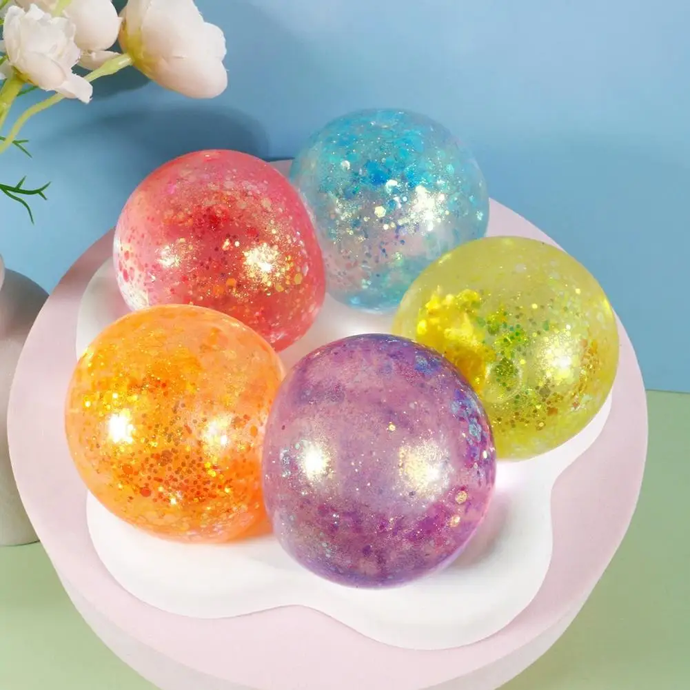 Glitter sensorisch fidget speelgoed rekbaar stressvermindering_voghion.com