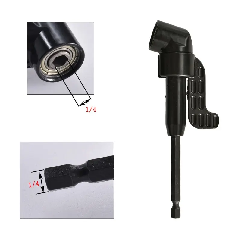105 Degree 1/4 Hex Shank Magnetic Bit Angle Extension Screw Driver Screwdriver Power Tool Accessories
