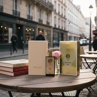 Parfum unisexe de luxe 75 ml, eau de parfum longue tenue, mélange boisé floral cuiré, arôme élégant, raffiné, intemporel, cadeau signature 5