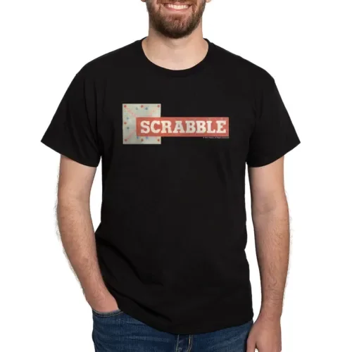 Cafepress Scrabble Tiles Maglietta Scura 100 Cotone 163564142 Maniche Lunghe O Corte