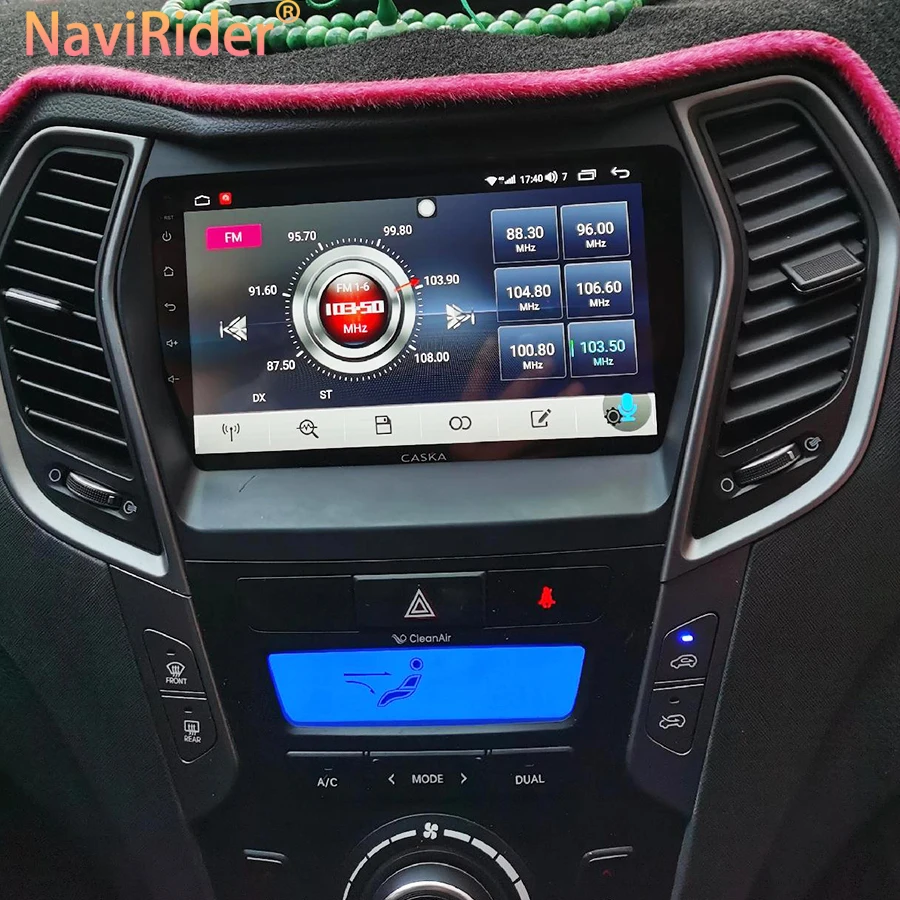 

Android 13 8GB+128GB AI Voice Wireless CarPlay Car Radio Stereo For Hyundai Santa Fe 2014 2015 GPS Navigation Multimedia Video