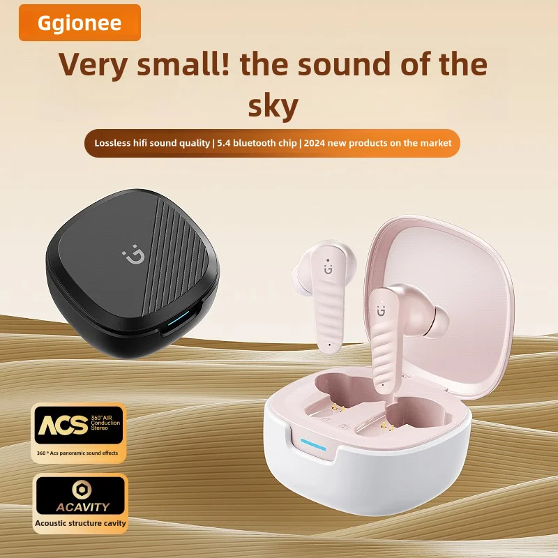 GIONEE Wireless headsets Bluetooth Headsets Hi-fi stereo headsets Noise cancelling earbuds HD voice motion