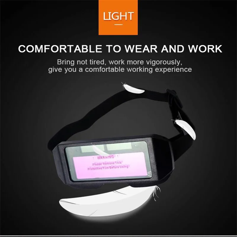 Welding Goggles Auto Darkening Welding Helmets Automatic Light Change Anti-Eyes Shied Solar energy Eyes Glasses