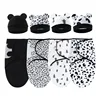 Baby Blanket Hat Set Cartoon Printed Cotton Newborn Swaddle Adjustable Infant Sleeping Swaddle Wraps All Seasons 0-6 Months 2