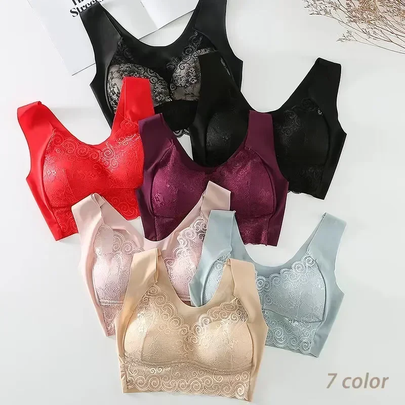 

Auxiliary Breasts Steel Anti-sagging Women's Bra On Size Large Gather Small Breast Underwear The No Collection Ring Seamless