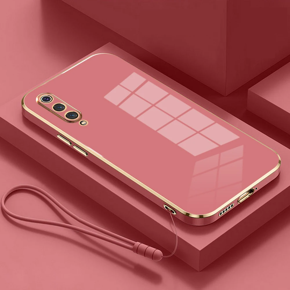 Luxury Square Plating ShockProof Silicone Back Cover s