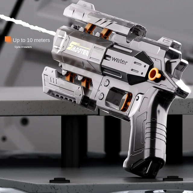 New left wheel Water Gun with transformable manual firing for outdoor continuous water play Toys for Boys and Girls in summer 5