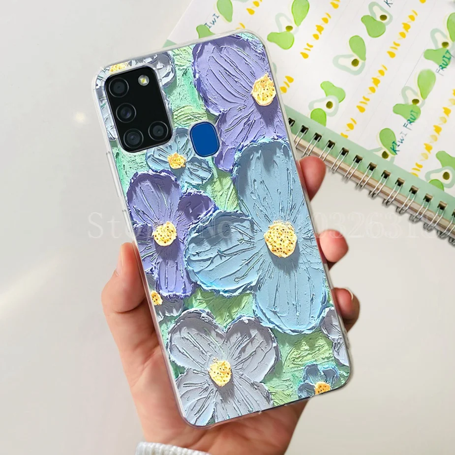 Stylish Painted Soft Slim Phone Case with Bumper