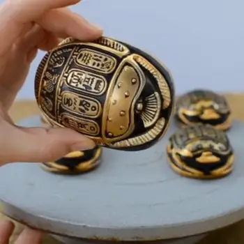 Egypt Scarab Beetle Adornment Unique Household Ornament Resin Crafts Decoration