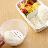 Cuiseur à vapeur multifonctionnel pour four à micro-ondes, cuiseur à riz, cuisson de la soupe chaude, boîte à lunch Bento, ustensiles de cuisine à la vapeur 5