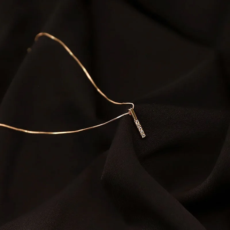 925 Sterling Silver Necklace - Worn View