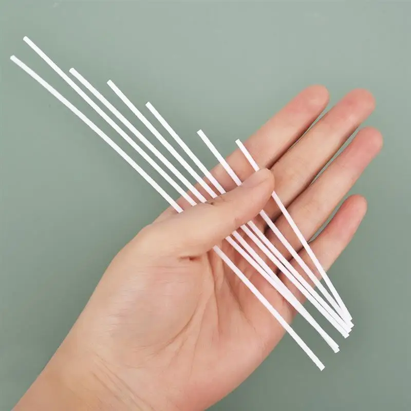 Description Picture 3 of item30-100pcs /Set Waxed Cotton Candle Wicks Set Smokeless Wax Core DIY Soy Wax Core Woven Kerosene Lamp Candles Making Supplies