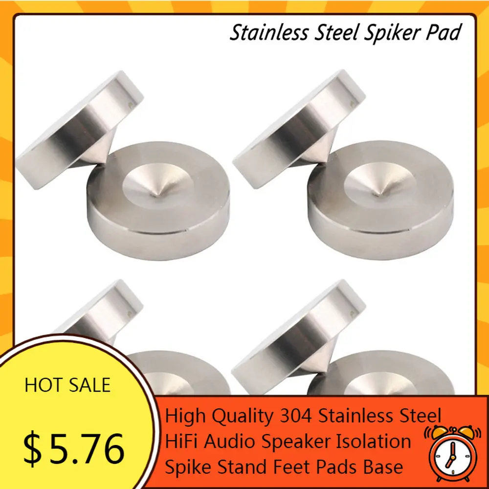 4setsvanhogekwaliteit235mm304roestvrijstaalhifiaudio