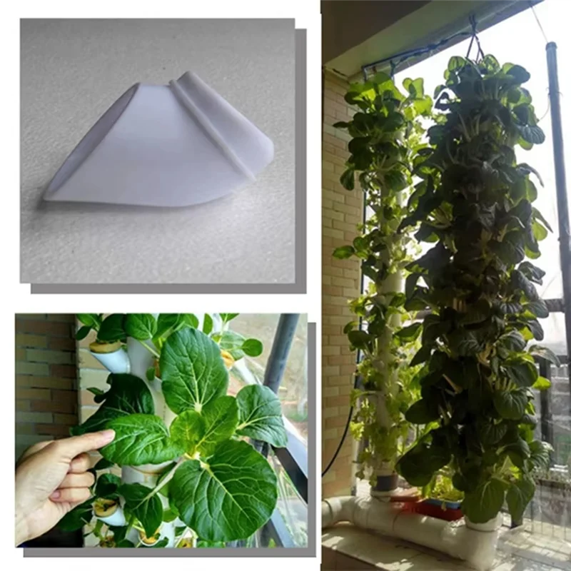 Hot Selling-Hydroponic Vertical Tower Container DIY Hydroponic Planting Cup Flower Container Plant Growth Pot Cup,Hydroponic Ver