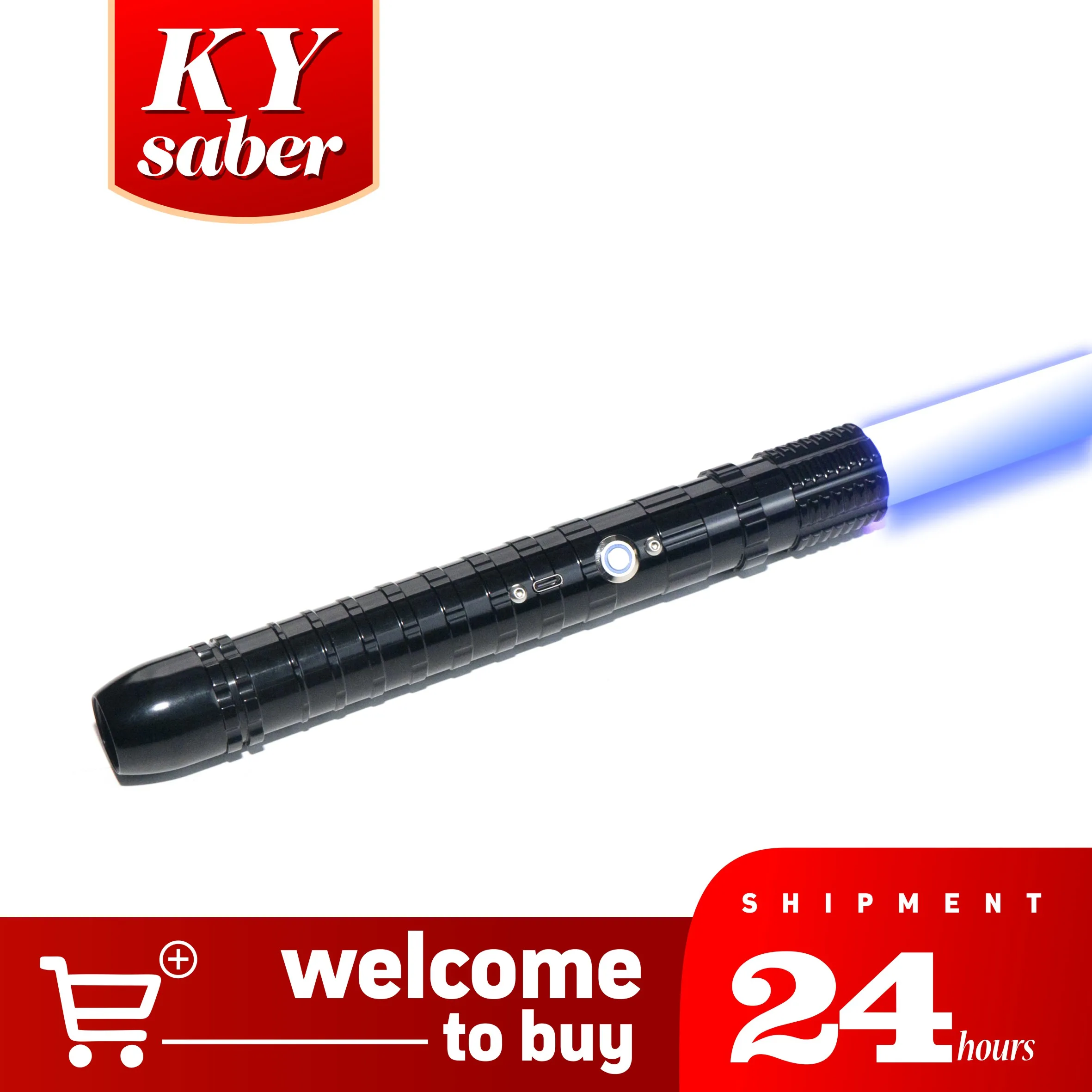 Xe005-Pixel Smooth Swing Lightsaber Manico In Metallo Heavy Dueling Colors Change Force Varety Sounds Blaster Laser Sword Toys