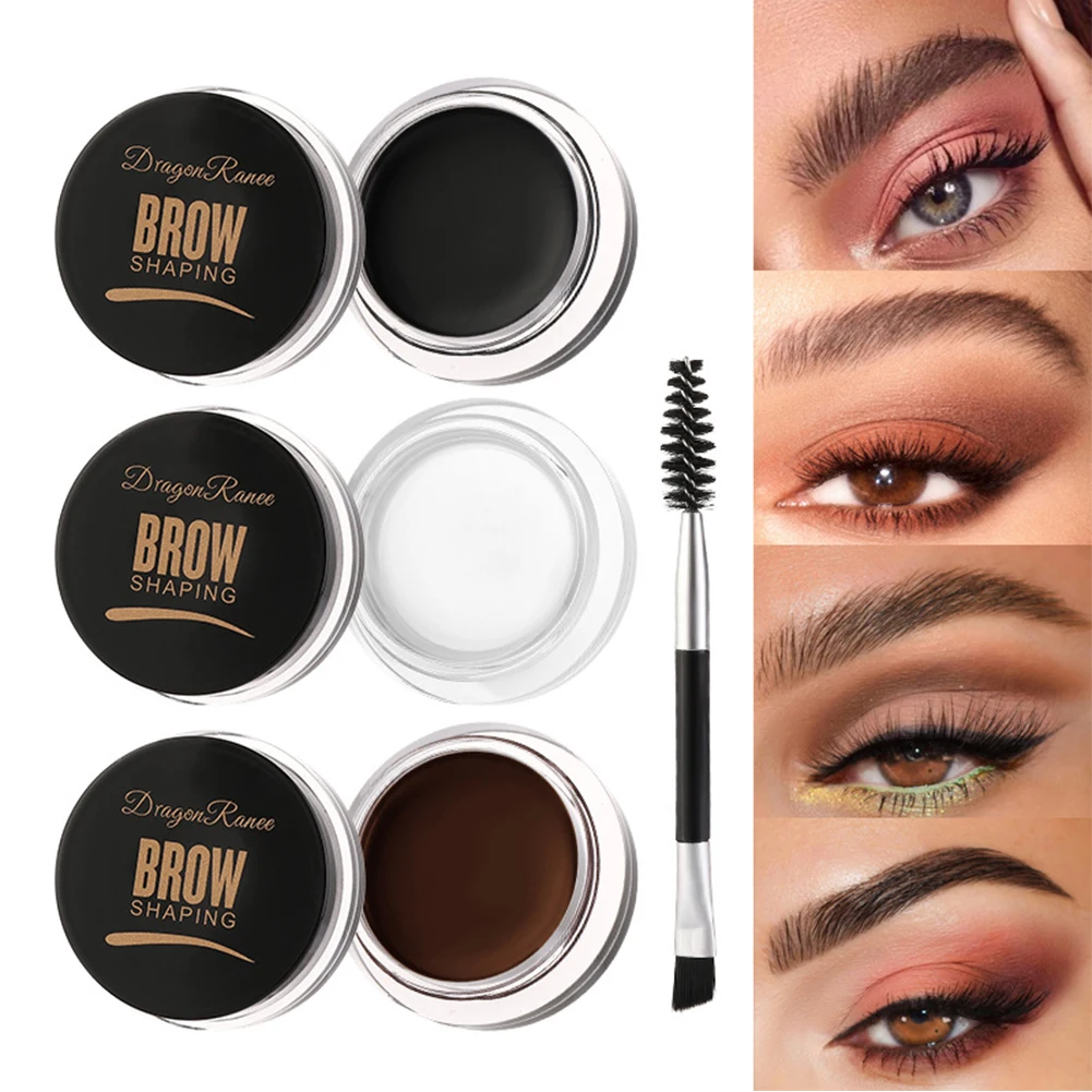 Multi-function Eyebrow Brush With Wild Eyebrows Cream Concealer Square Eye Brow Make Up Brushes For Women Eyebrows Beauty Gel 2
