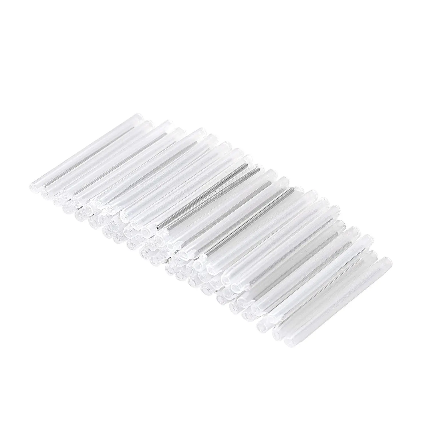 

Keszoox 40mm 3mm OD Fiber Optic Sleeves, 2 Ends Pre-Shrunk Fiber Optic Fusion Splice Tube Protector Sleeves