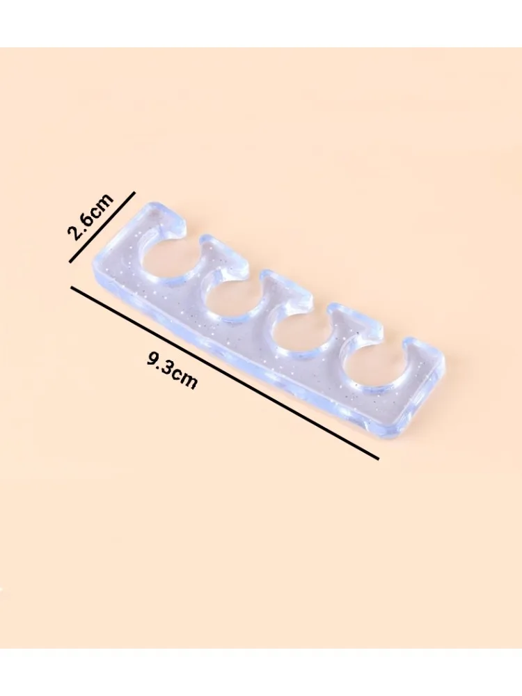 *Nail art silicone finger separator can be recycled, toe separator, nail separator, isolator, universal for feet and hands