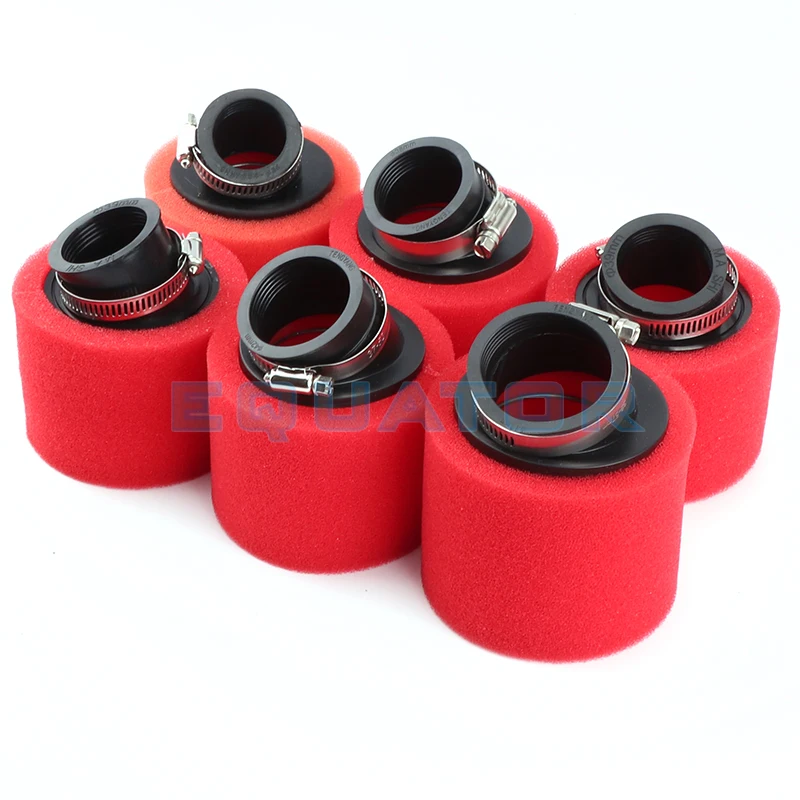 Motorcycle dirt pit parts 35mm 38mm 42mm 45mm 48mm 50mm sponge foam Air Filter Racing ATV Scooter FMX PIt Bike Dhz Pit pro air filter motorcycle air filter air filter cleaner motocross air filter