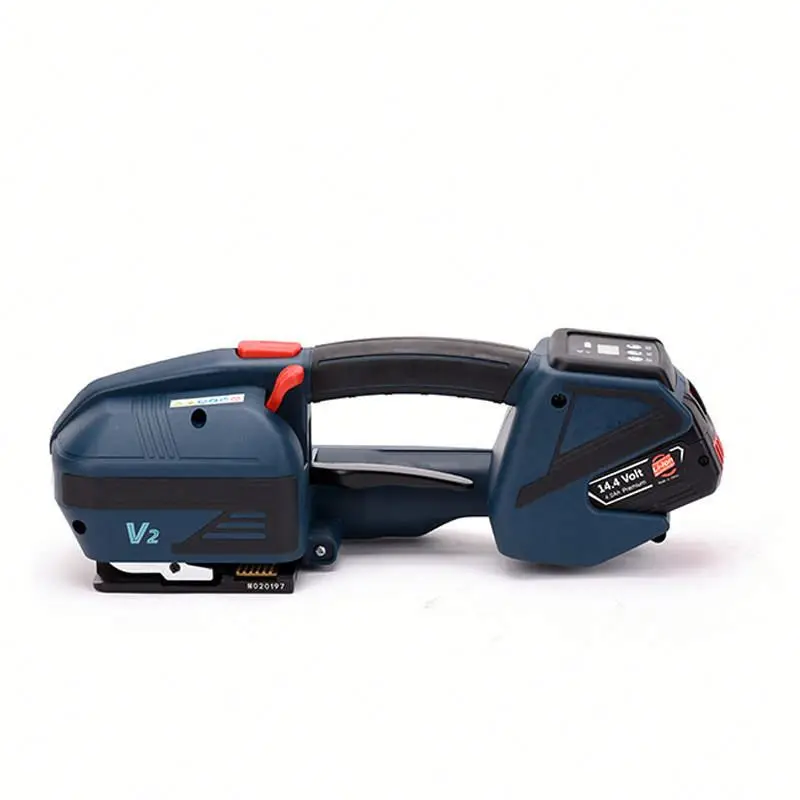 

Handheld PP PET Electric Power V2 Battery Powered Plastic Package Manual Packing Strapping Tool Machine For PP