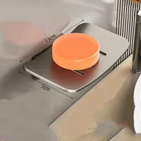 ที่วางสบู่อะลูมินัมอัลลอยรูปตัวยูพร้อมระบายน้ำห้องน้ำติดผนังกล่องสบู่อุปกรณ์จัดระเบียบใหม่ 6