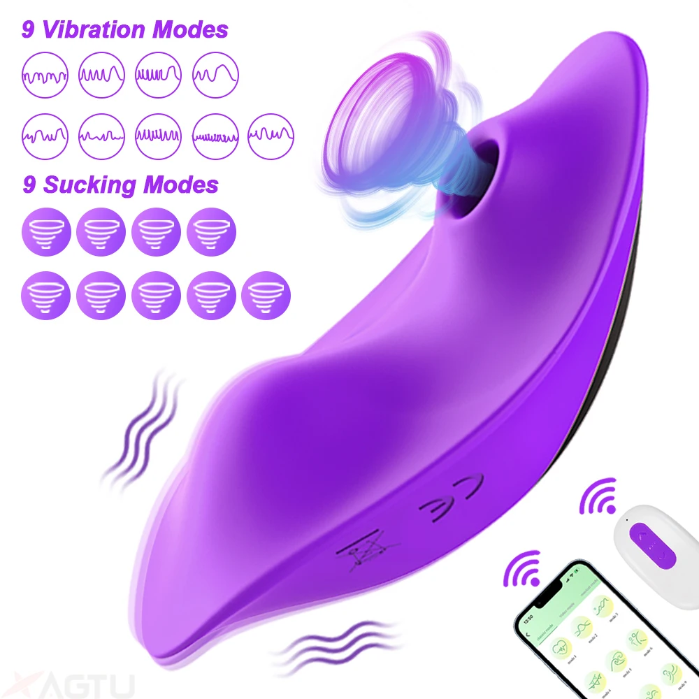 APP Controlled Sucking Wearable Vibrator 2