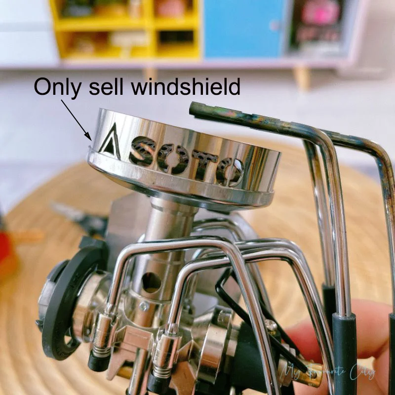 Soto 310 St-310 윈드 브레이커 스파이더 스토브 요리 윈드 쉴드 방풍 스크린 버너 윈드 가드 용 캠핑 가스 스토브 스탠드