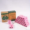 120 Count Extra Thick Leakproof Poop Bags - Vibrant Pink & Purple Designs, High-Quality Polyethylene Trash Bags for Dogs 3