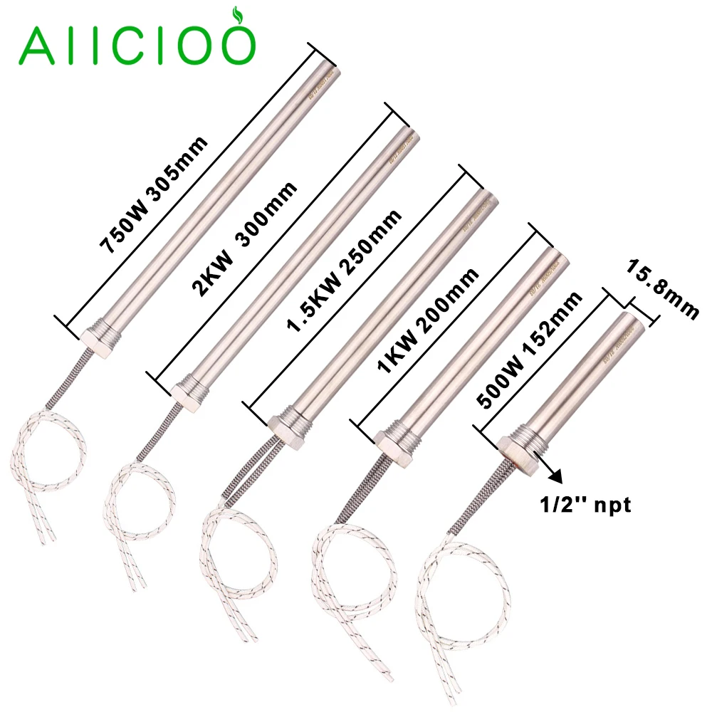 1kW, 1.5kW, 2kW, Rosca NPT, 120V, 240V,