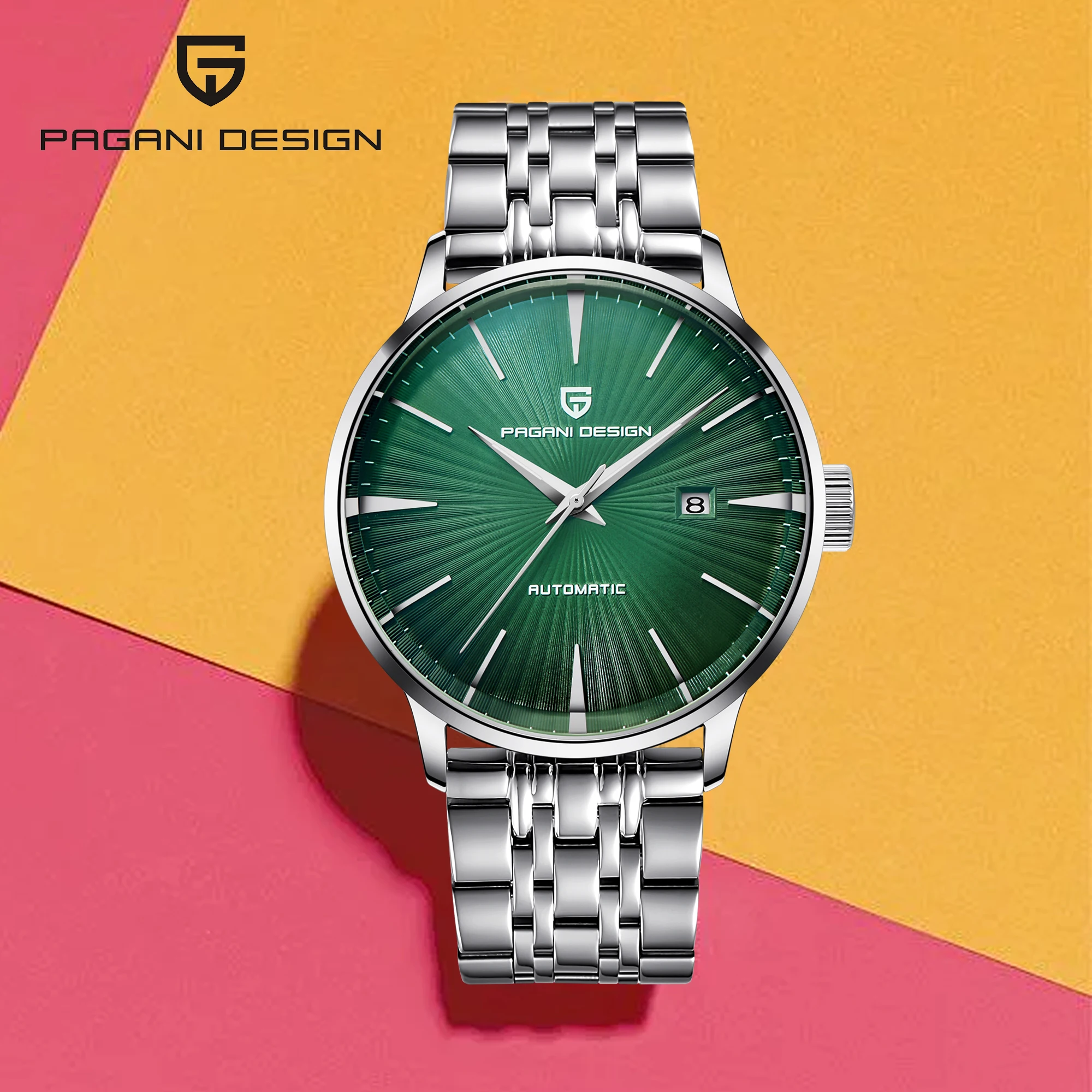 2026 New PAGANI DESIGN Men's Watches Automatic Date Wristwatch Mens Top Luxury Brand Simple Mechanical Watches Relogio Masculino