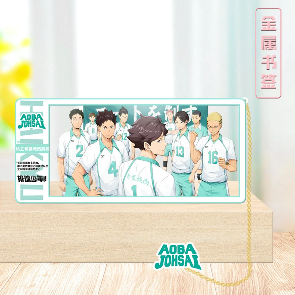 Anime Hasashi Kinoshita Yutaro Kindaichi sugawara koushi Oikawa Tooru Kunimi Akira Kozume Kenma Asahi Azumane Metal Bookmark – Detail 15