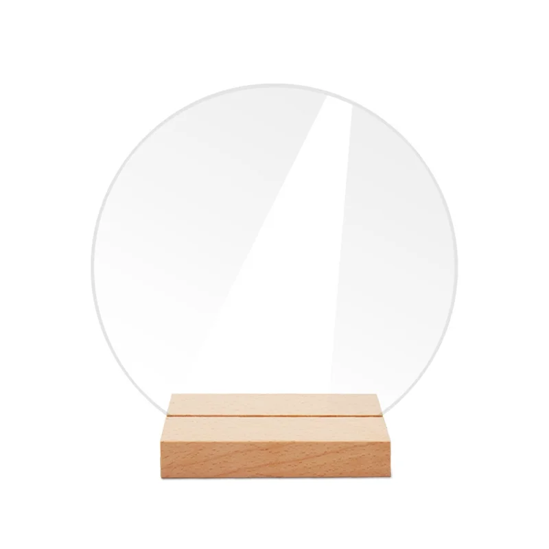 Latest 12PCS DIY Blank Acrylic Table Sign Clear Sign With Stand Transparent Arch Table Numbers Card Wedding Decoration
