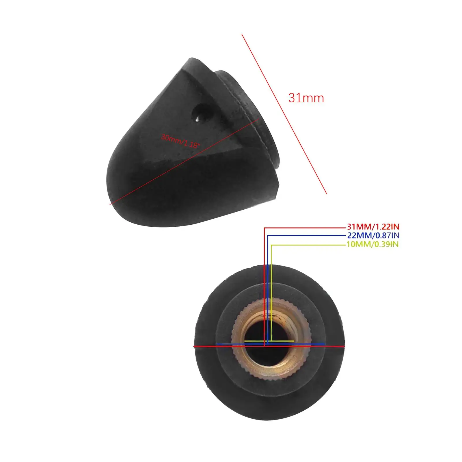 Boat Propeller Prop Nut 647-45616-02 647-45616-02-00 For Yamaha Outboard Engine 4HP 5HP High Performance Engine Parts