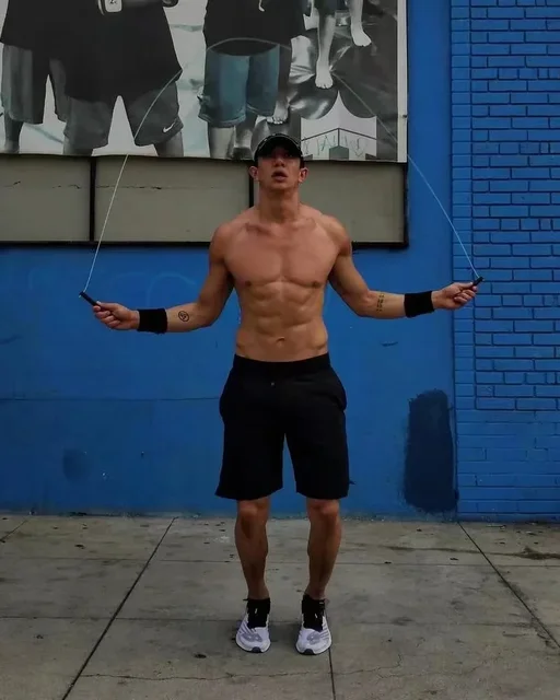 session 4.0 Technogym  dual bearing racing rope skipping Crossfit dual shake sports fitness weight loss 6