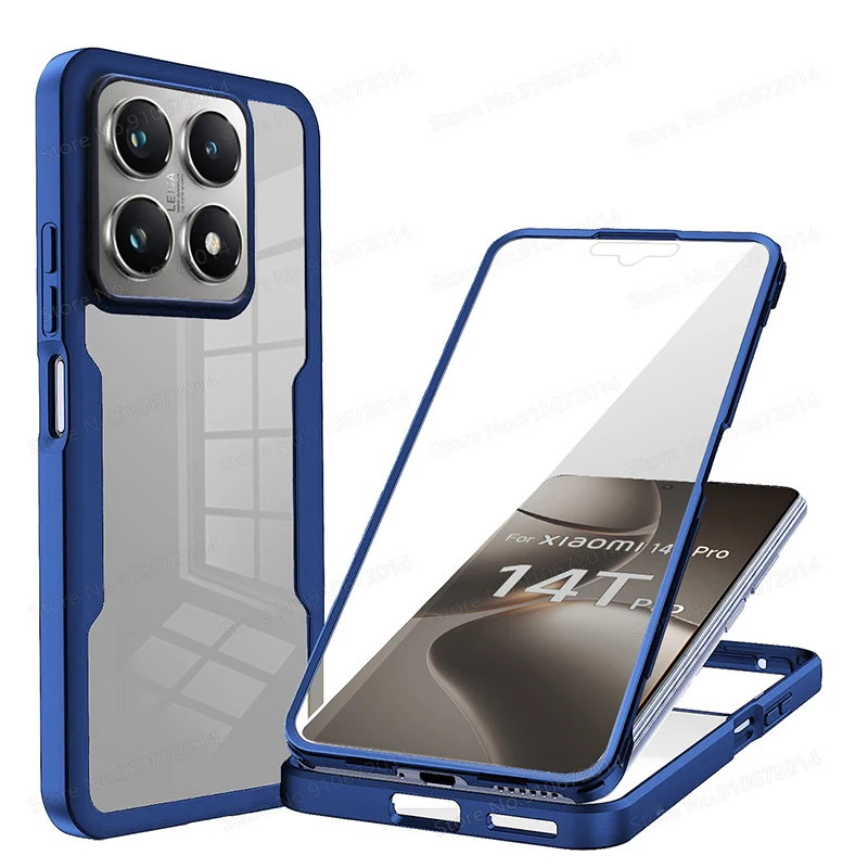 Xiaomi Pro 360° Shockproof Transparent Phone Case - Full Body Protection Cover